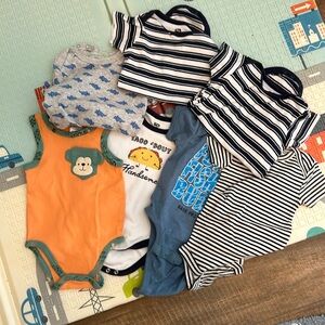 3-6 mo boy onsies